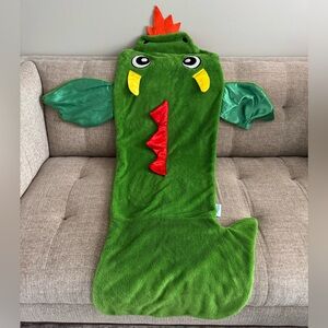 Snuggie Tails- Green Fire Breathing Dragon Blanket